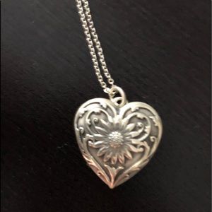Tiffany & Co heart locket sterling silver